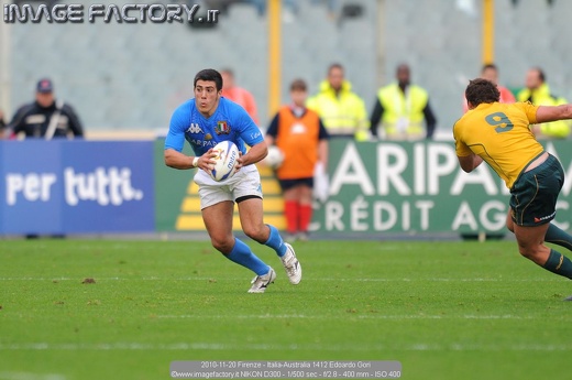 2010-11-20 Firenze - Italia-Australia 1412 Edoardo Gori
